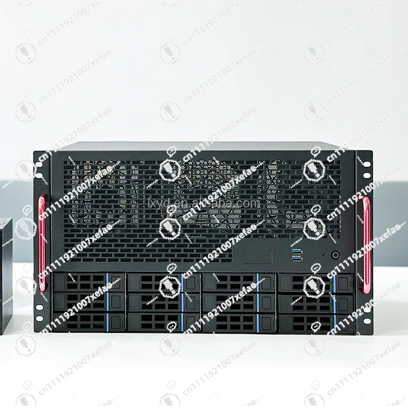 Server Nas Network Attached Storage Rack 12g Backplane ATX NAS Chassis Medium Tower Fan Cooler