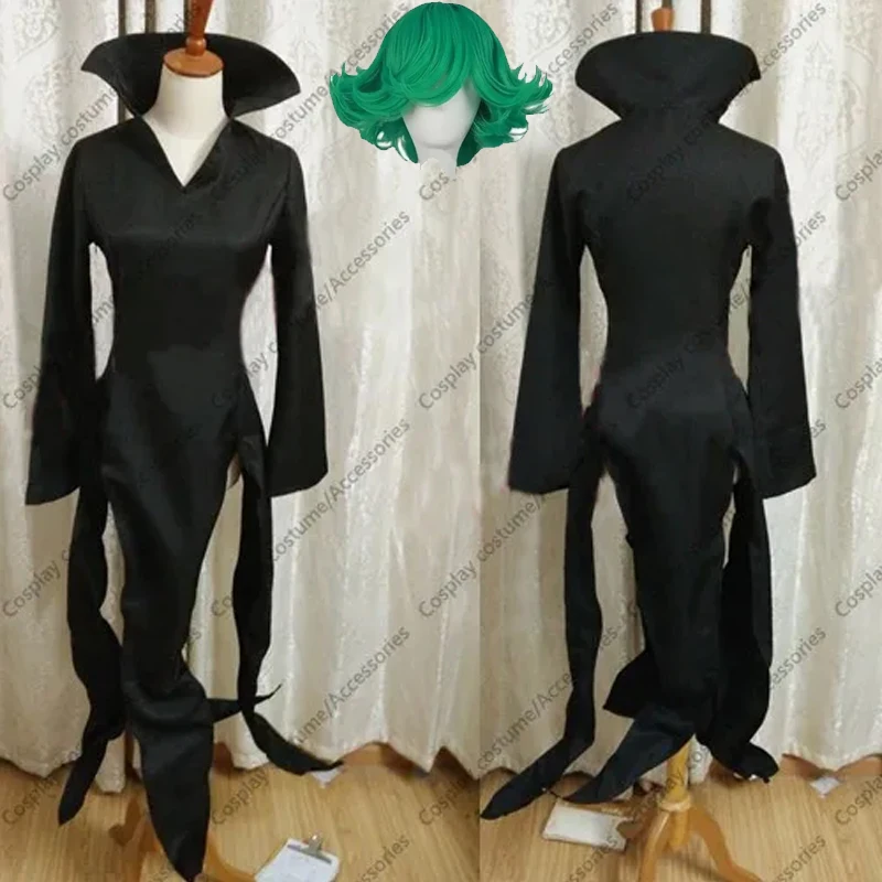 

Anime Punch Senritsu no tatsumaki Dress Cosplay Terrible Tornado WIG Man Women Costume custom made