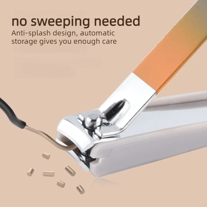 Complete 7 Pcs Set Manicure Kit Nail Clippers with Clippers Cuticle Pusher & Trimmer portable Gift For Women and Men
