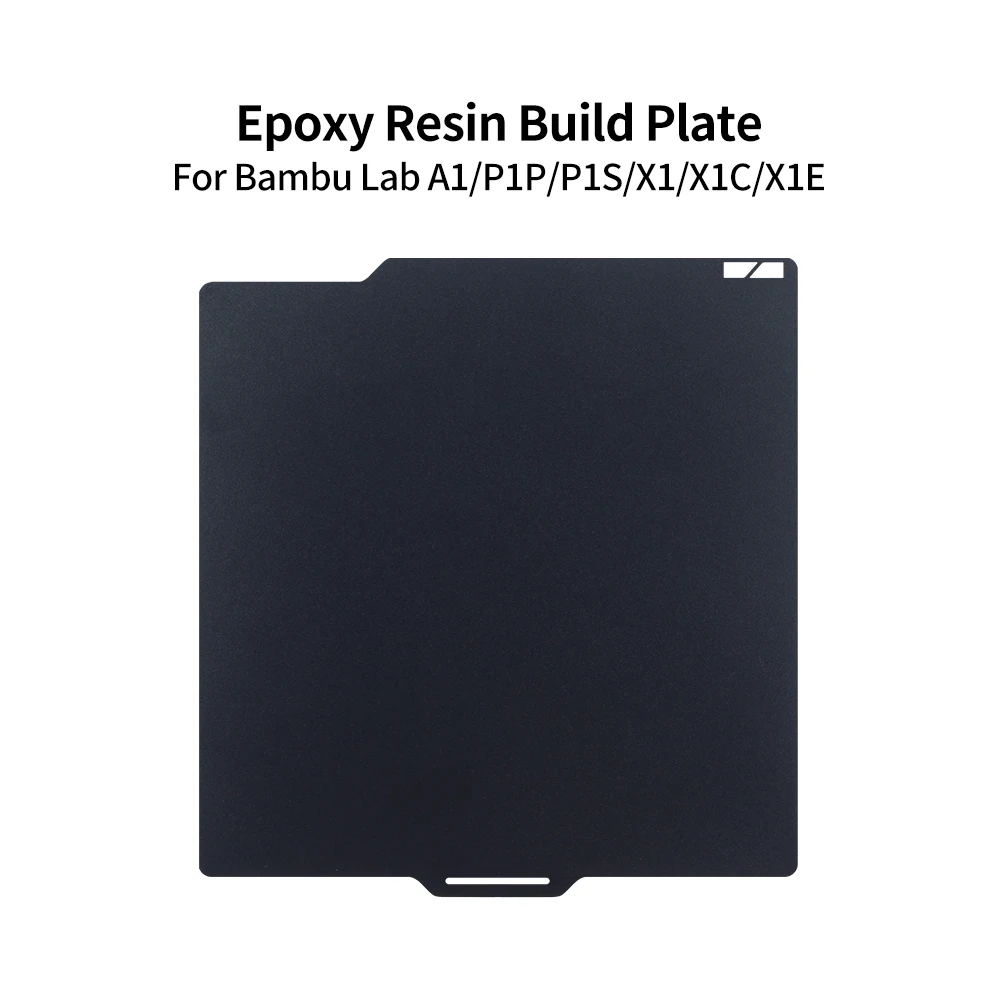 

For Bambu A1 P1P P1S X1 X1C X1E Epoxy Resin Build Plate 257×257mm For Bambu 3d Printer Accessories