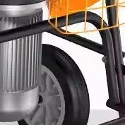 1500W Mortar Mixer | Portable, Mobile Forced-Action Mixer | 100L Feed/Concrete Mixing | 220V Construction Mixing Dru(Customized)