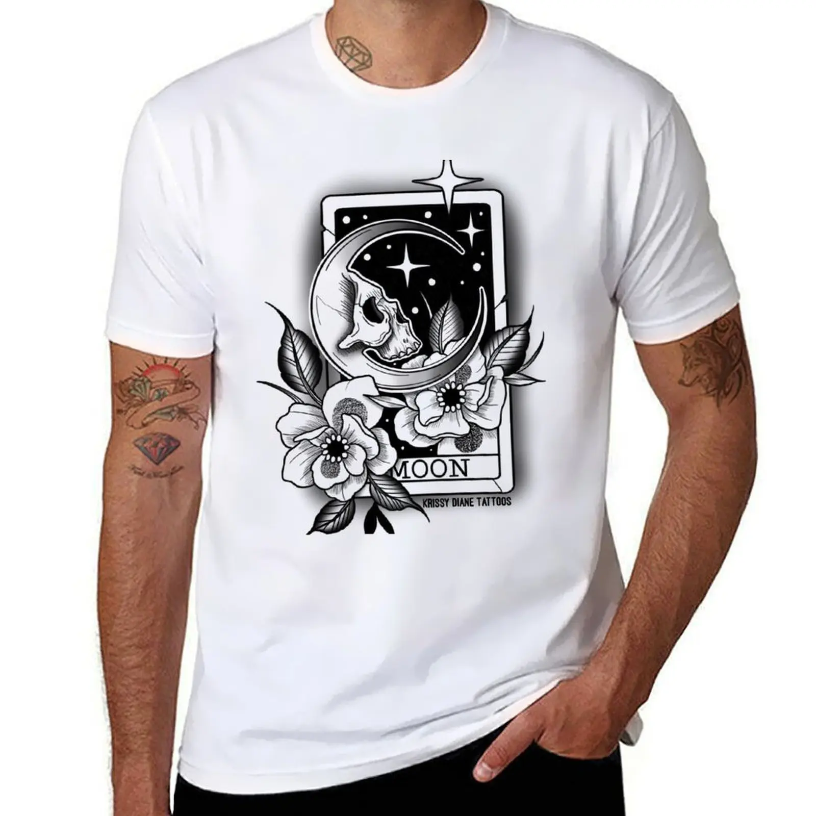 

The moon T-Shirt t shirt man casual cotton tshirt 100% T-Shirt