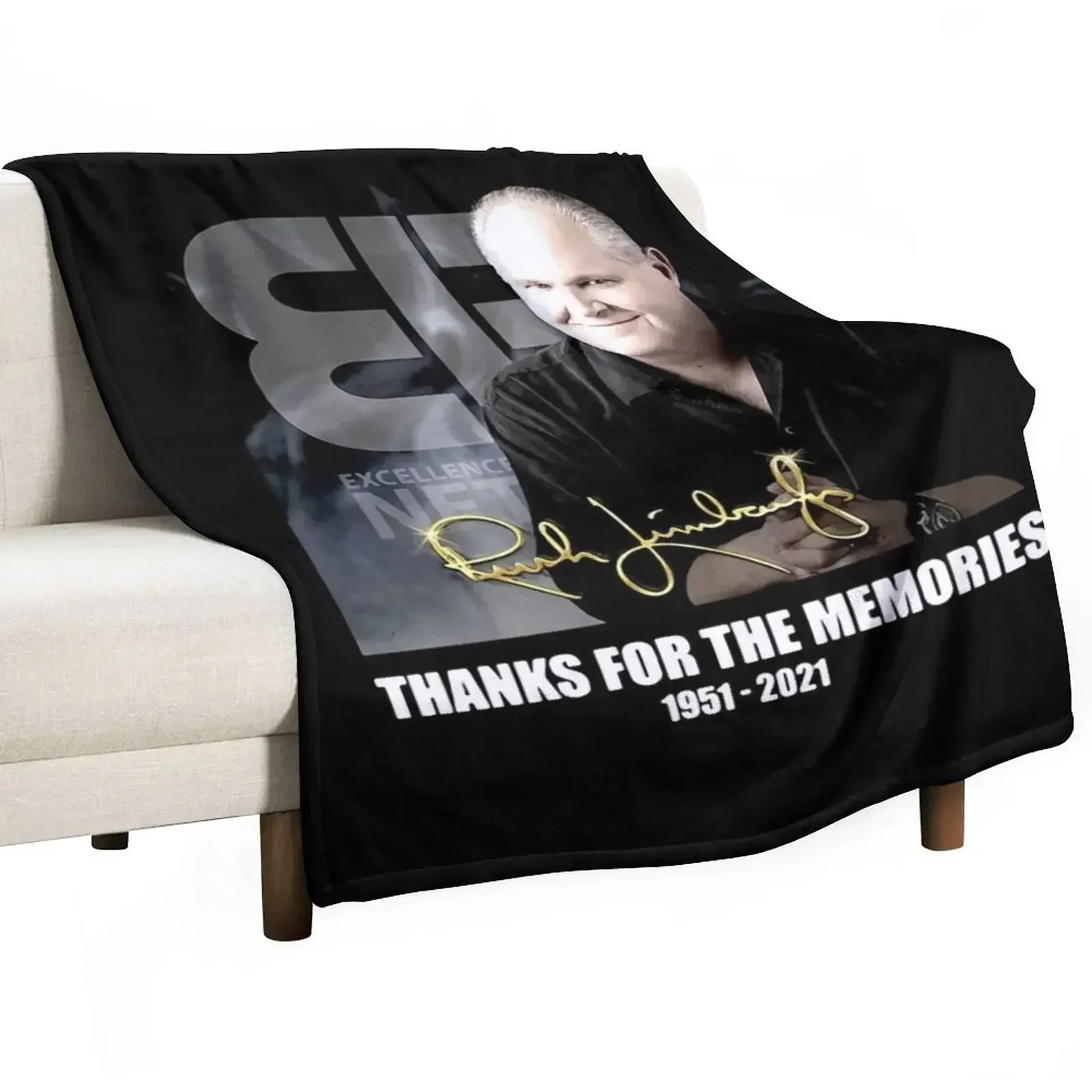 RUSH LIMBAUGH Throw Blanket manga Luxury Throw Hair Blankets