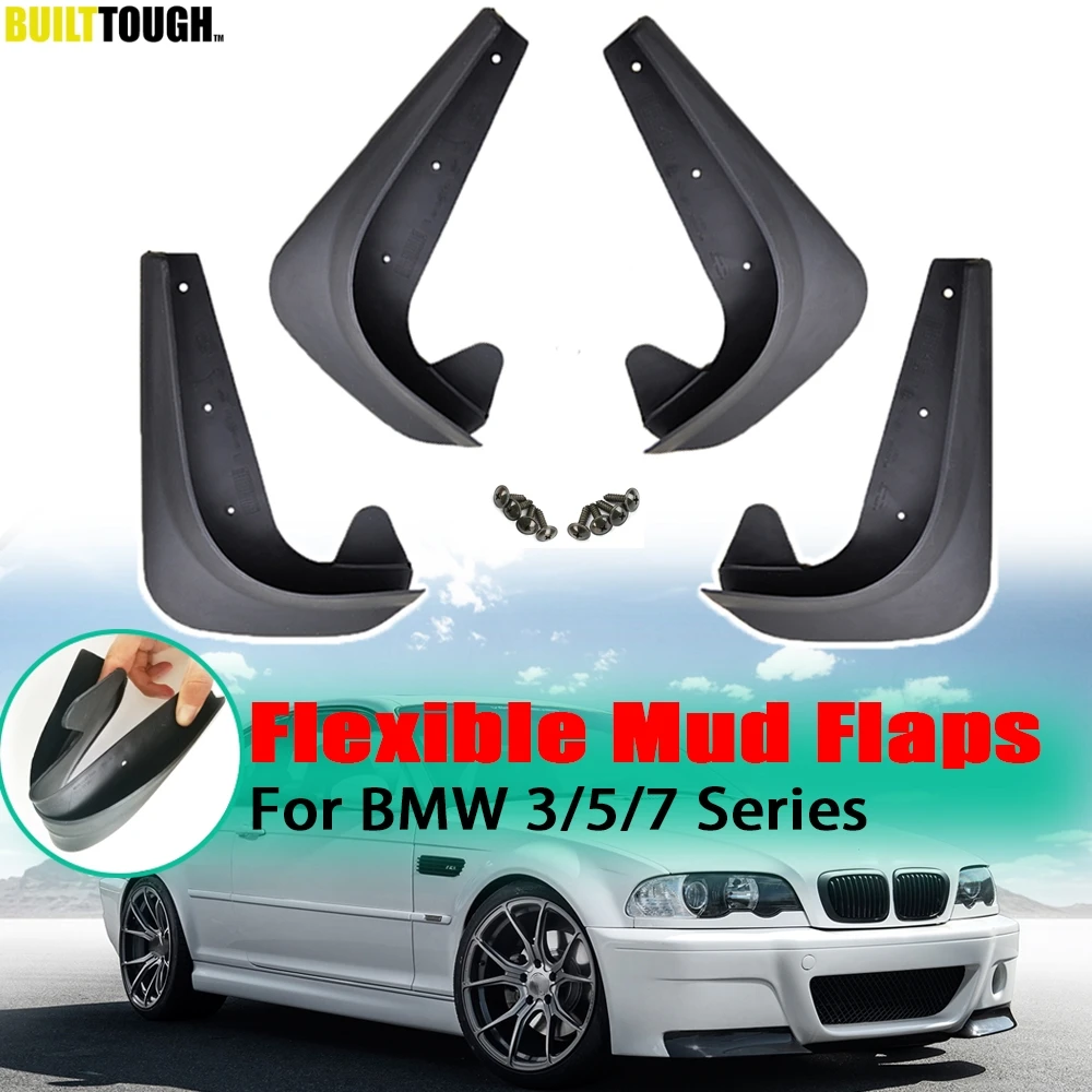 Mudflaps Mud Flaps Splash Guards Mudguards For BMW 3 5 7 Series E30 E46 E90 E91 E92 E93 E60 F10 F11 G30 E38 E65 F01 M Sport F31