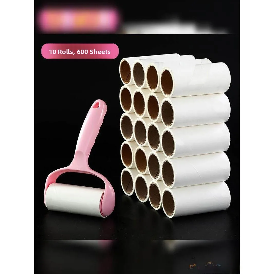 

Portable Hair Removal Small Roller Coat Big Hair Coloring Brush Disposable Sticky Hair Roller Paper for Clothing Dust Removal