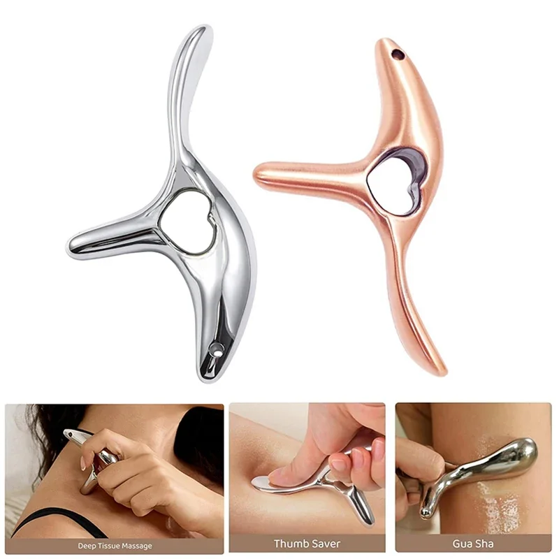 

1Pcs Guasha Massage Tool Grade Zinc Alloy Scraping Tool For Soft Tissue Scraping Upgrade Massage Tool Used For Back Legs