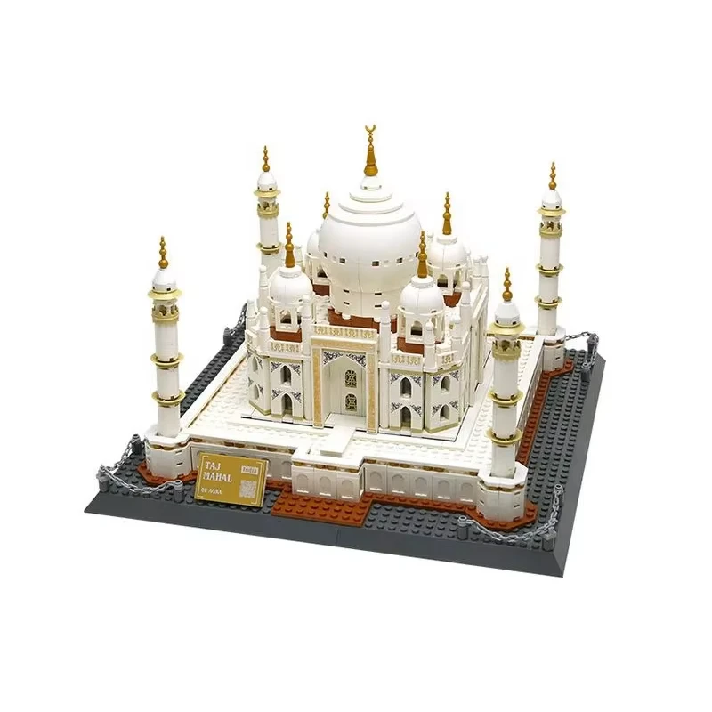 Grote Taj Mahal Architectonische Bouwstenen Set Creatieve Wereld Gerenommeerd Paleis Model DIY Monteren Bricks Speelgoed voor Kinderen Jongen Gift