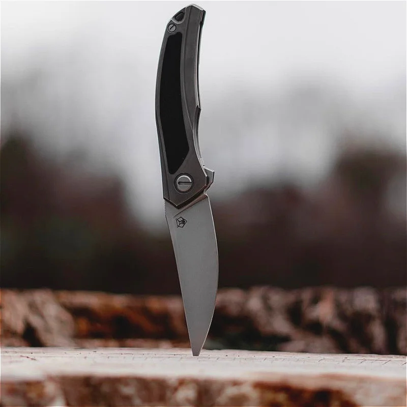 Folding Pocket EDC Knife D2 Blade 420 Steel EDC Carbon Fiber Handle Hiking Wilderness Adventure Camping Outdoor Utility Knives