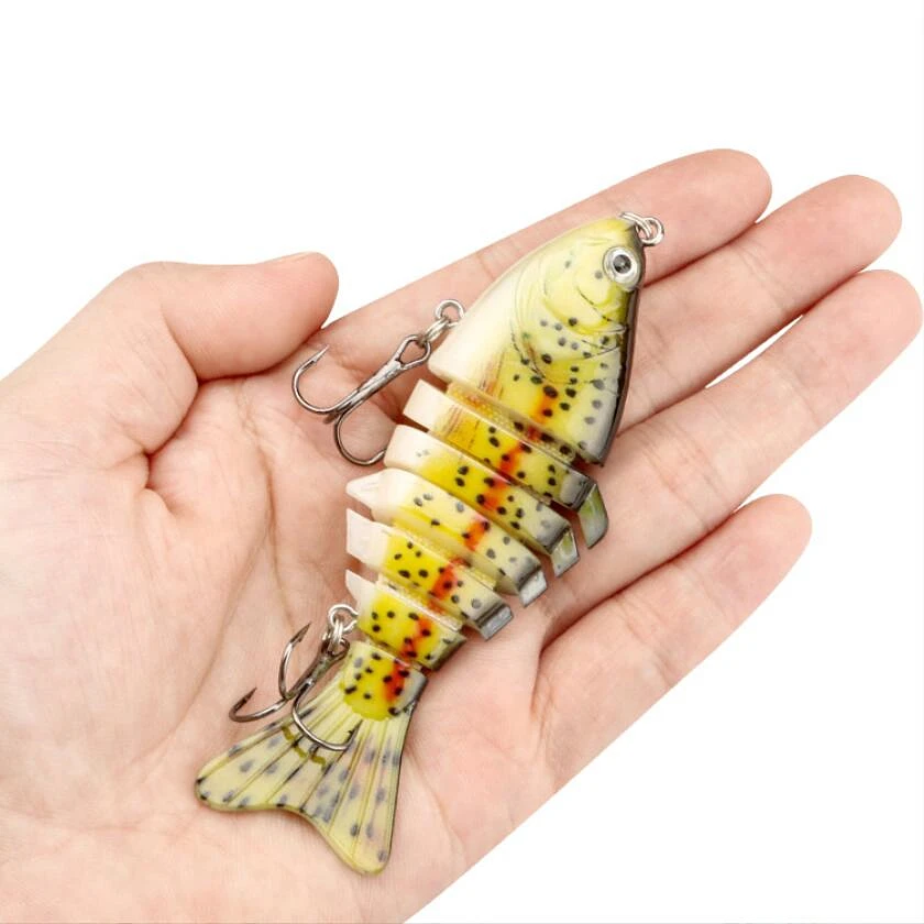 1pc 13.7cm 15.7g Sinking Wobblers Fishing Lures Multi Jointed Swimbait Hard Bait Fishing Tackle For Bass Isca Crankbait