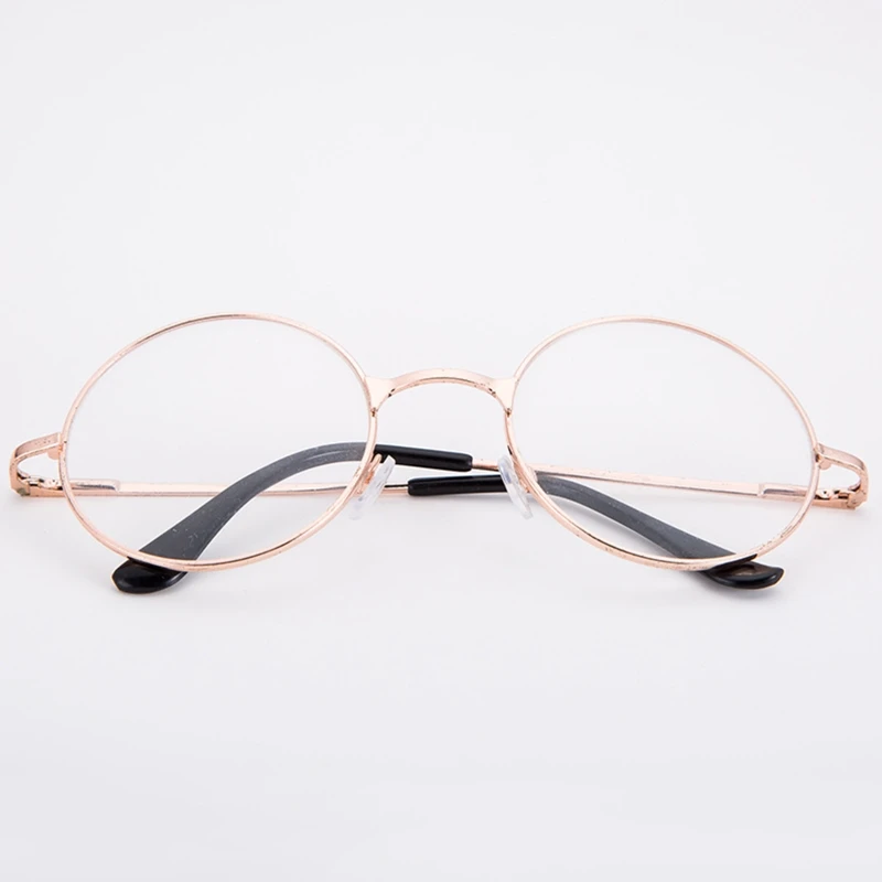 5 cores óculos de metal para lalafanfan pato quadro redondo eyewear 30cm animais pelúcia brinquedos acessórios crianças meninas bonecas recheadas acc