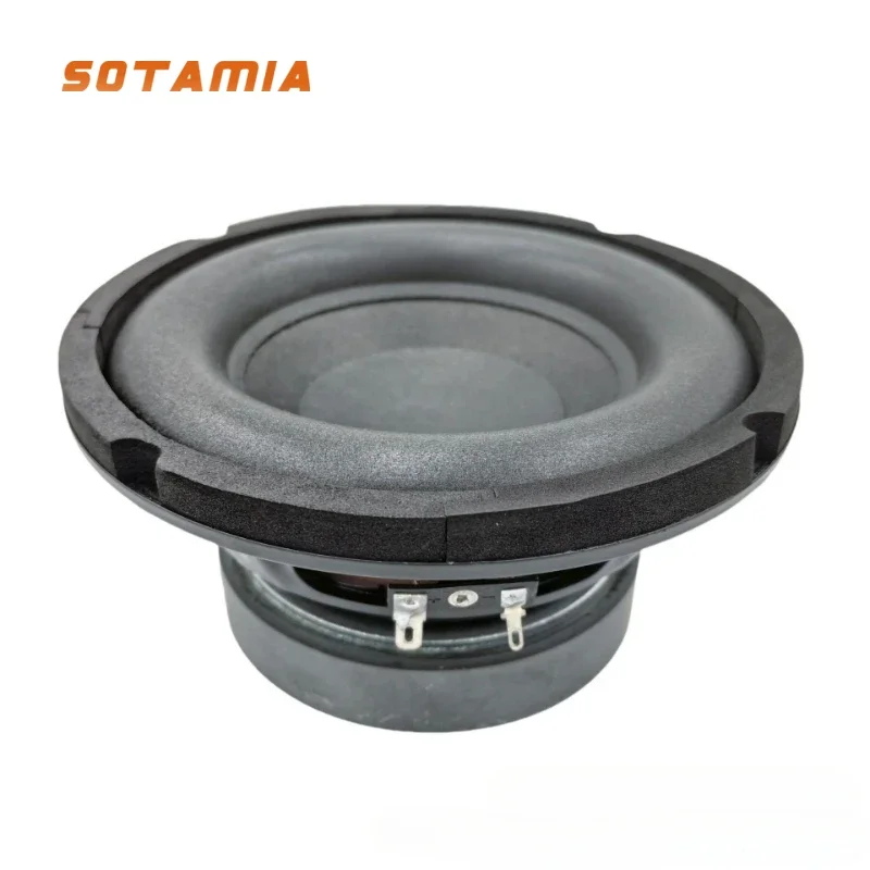 SOTAMIA 1Pcs 6.5 Inch Subwoofer 4 Ohm 100W Woofer Speaker Bubble Edge 110 Magnetic Audio HIFI Music Loudspeaker DIY Bookshelf