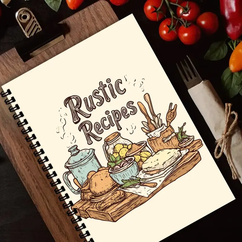 A5 personalized recipe book, baking notebook, suitable for cooking enthusiasts, DIY meal planners, and family recipes