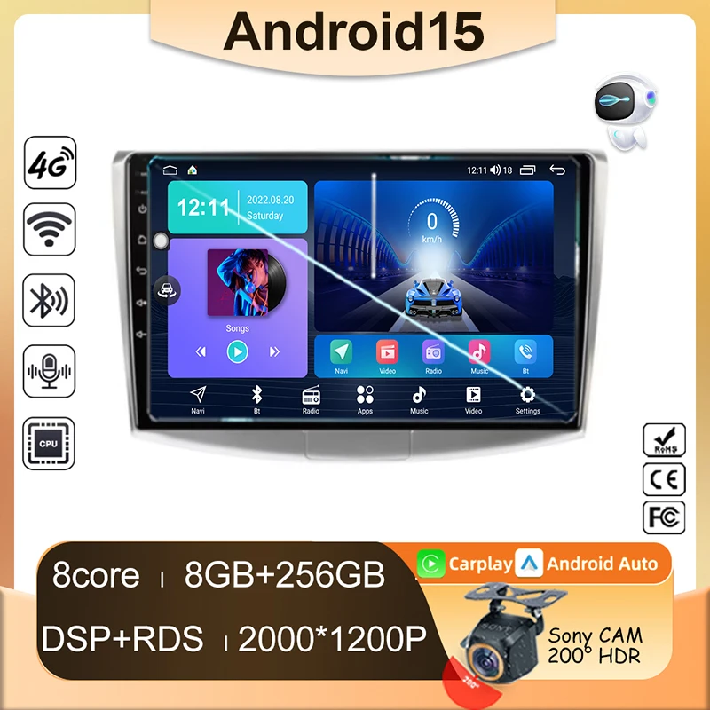 

Android Auto 4G+WIFI For Volkswagen VW Passat B7 B6 CC 2007-2015 Carplay Car Radio Multimedia Player Stereo DSP 2din DVD 8core