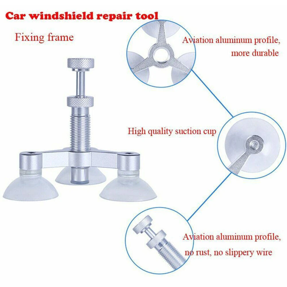 1Set Car Windshield Repair Tools Kit Windscreen Break Scratch Restoration Protective Stickers Glass Cleaner Care Repair Tools