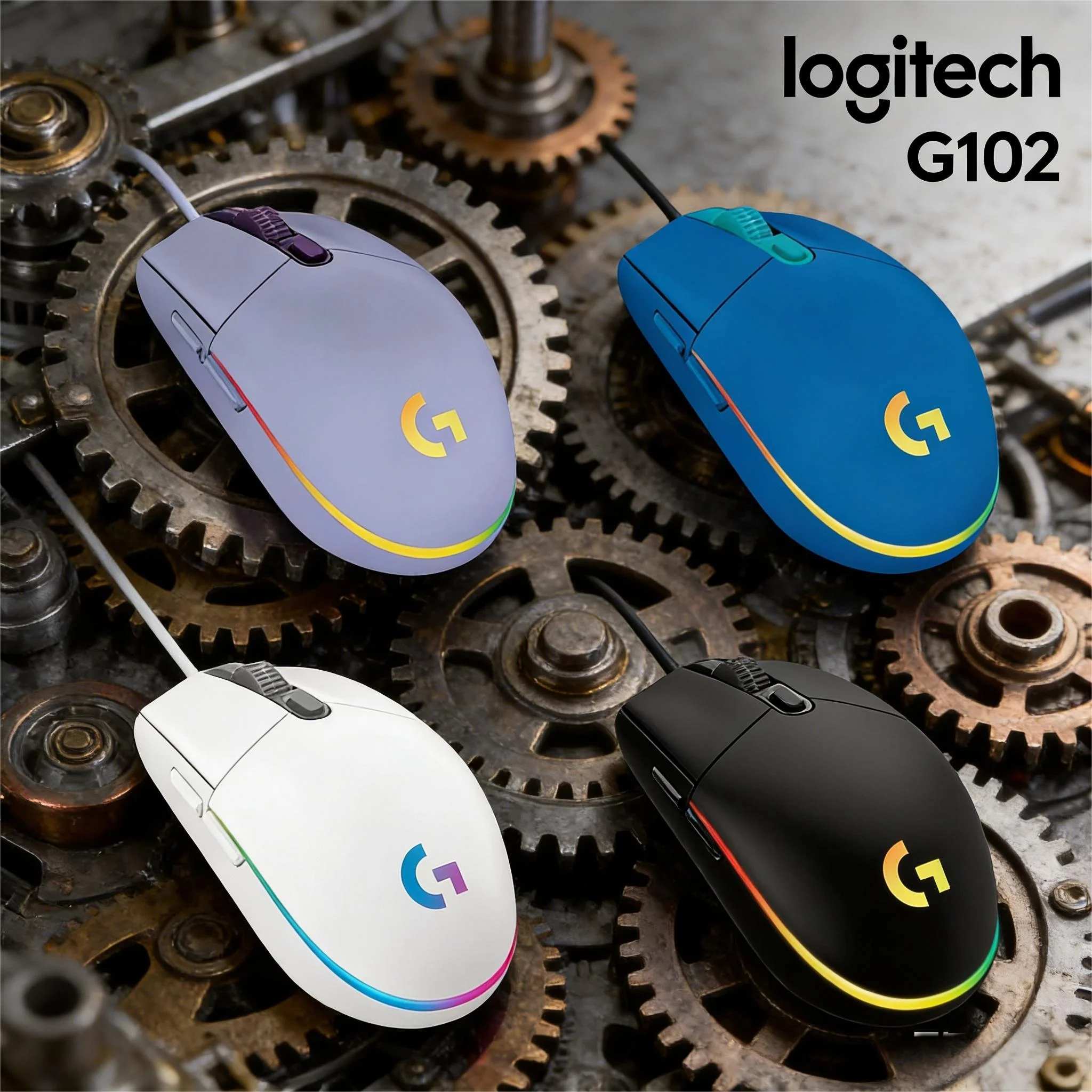 

Logitech G102 Gen 2 Gaming Peripheral, Wired for Pro Gamers with RGB & Programmable Buttons