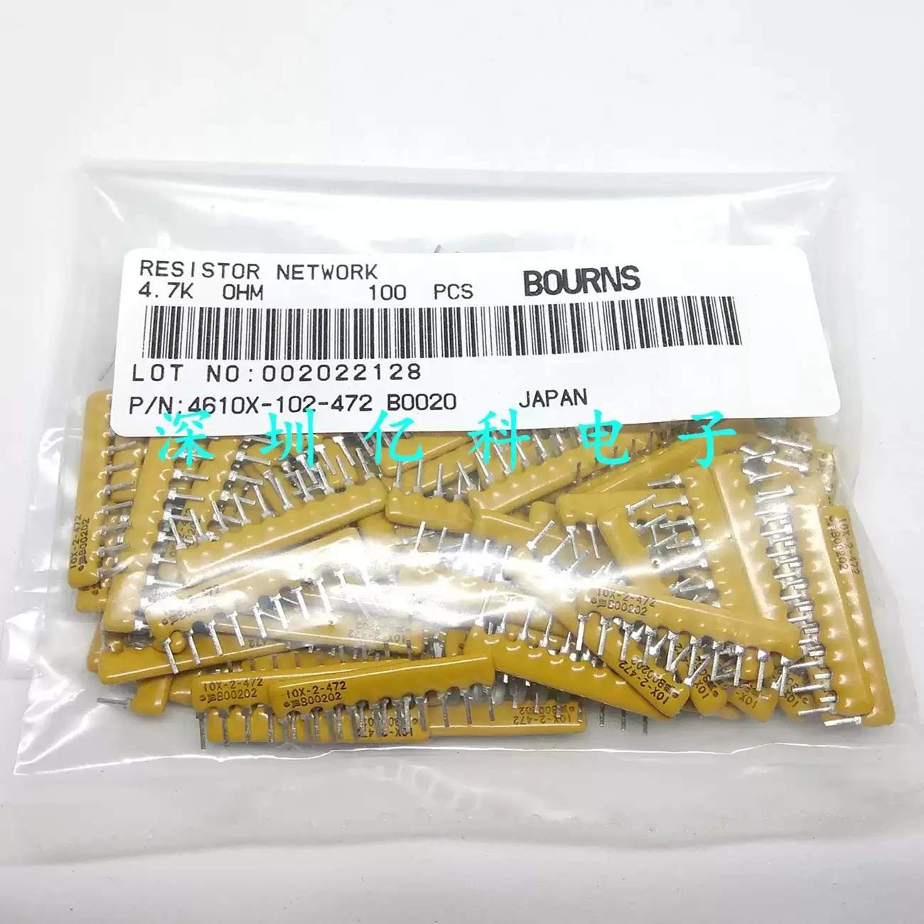 4610X-102-472LF imported original BOURNS straight insertion 10 pin block 10X-2-472 4.7K
