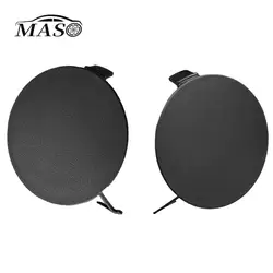 1 Pair Black Front Bumper Tow Hook Eye Cover Cap Left Right for Toyota RAV4 US Version 2013 2014 2015 53286-0R060 53285-0R060