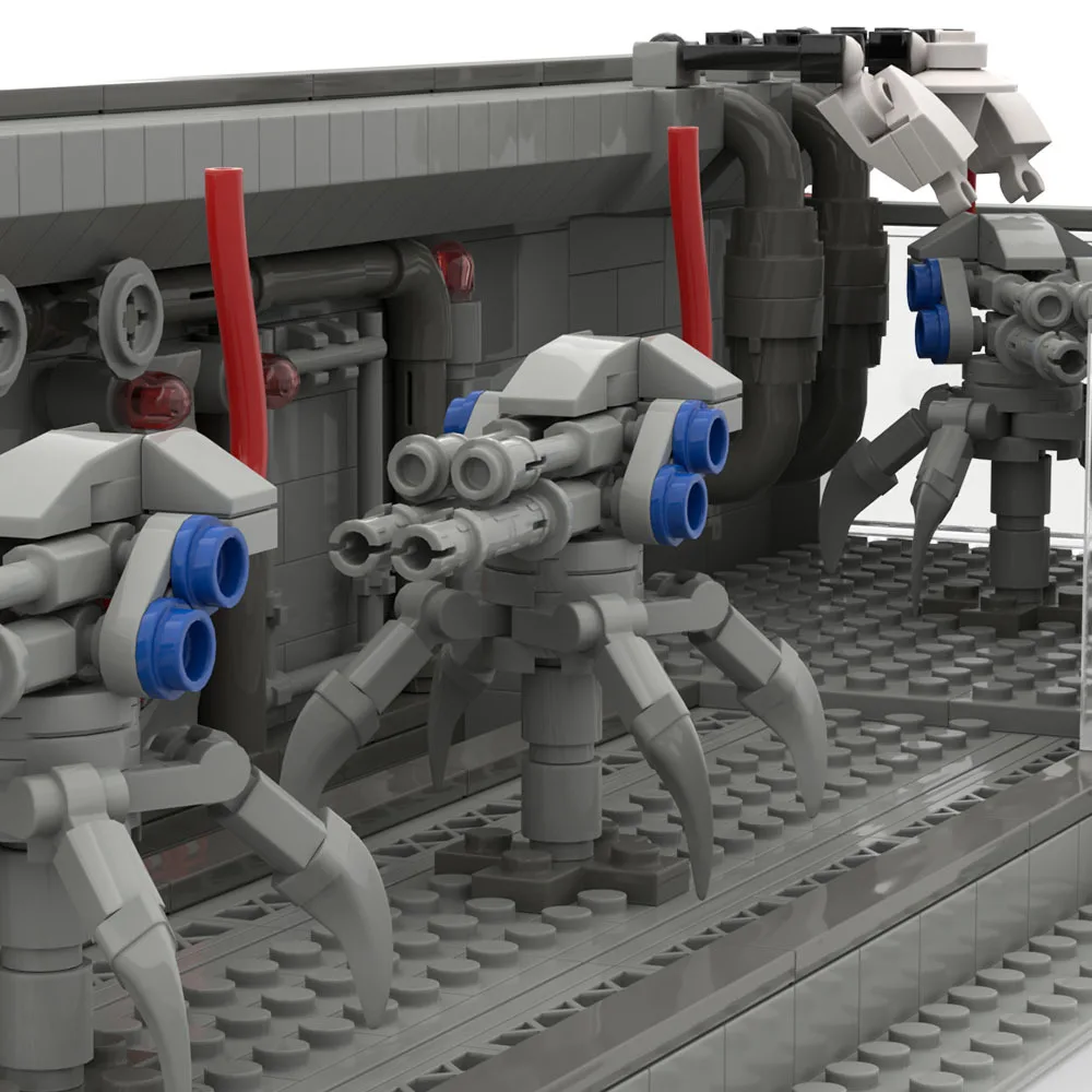 

Space War Building Blocks Interstellar scene Sentinel machine gun production construction base Blocks Kit