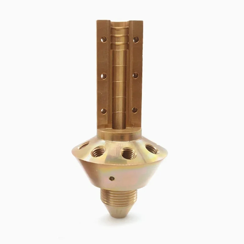 High Precision CNC Lathe Machining Precision Machining of Irregularly Shaped Porous Brass Shaft Parts