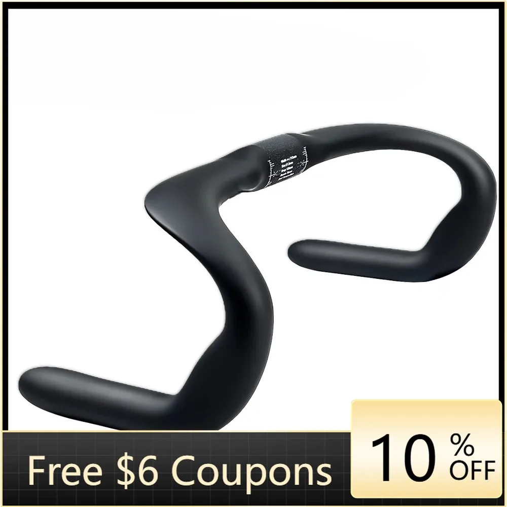 

STLF Full Carbon Fiber Bike Bend Handlebar 31.8*315-395mm Sprint Professional Track Bike Fixed Gear Bicycle Racing Handlebars