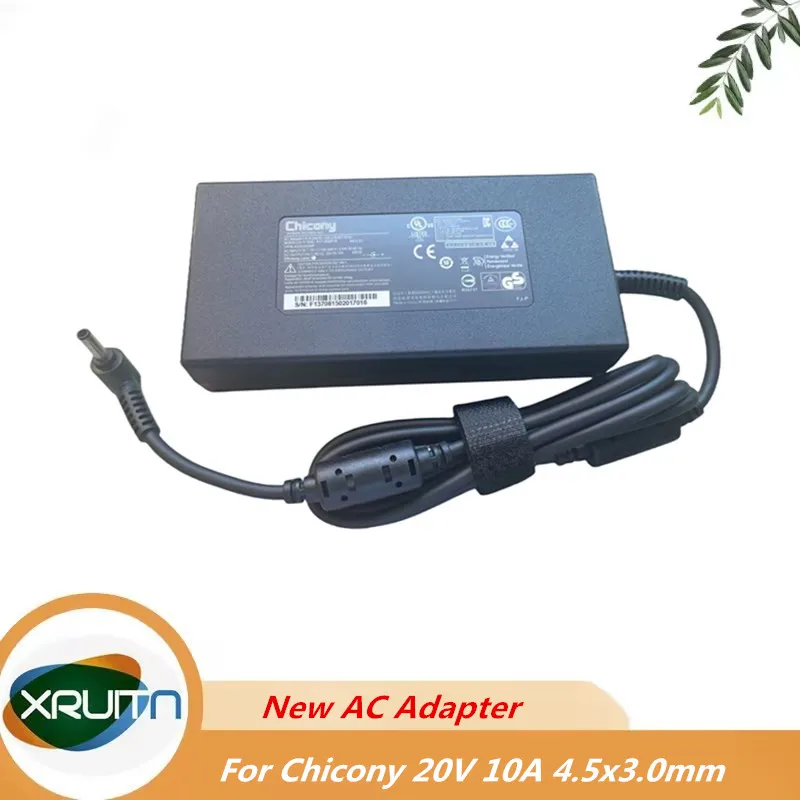 

For Chicony 20V 10A 200W A15-200P1A A21-200P2B A200A022P Laptop AC Adapter for MSI KATANA 15 B12VEK B12VFK B12VGK B13VEK Charger
