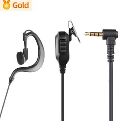 1Pin Walkie Talkie Headset with PTT Mic Earphone Walkie Talkie Headset Multifunctional Accessories for Motorola ICOM YAESU Radio