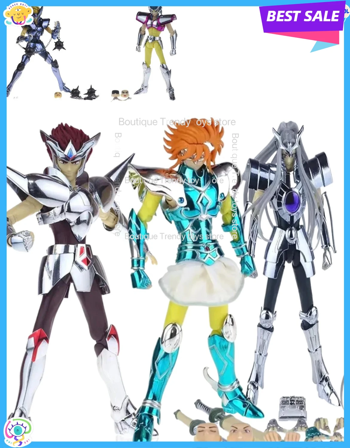 

In Stock CS Model Saint Seiya Myth Cloth EX Centaurus Babel Auriga Capella - Silver Knights of the Zodiac Action Figure Model