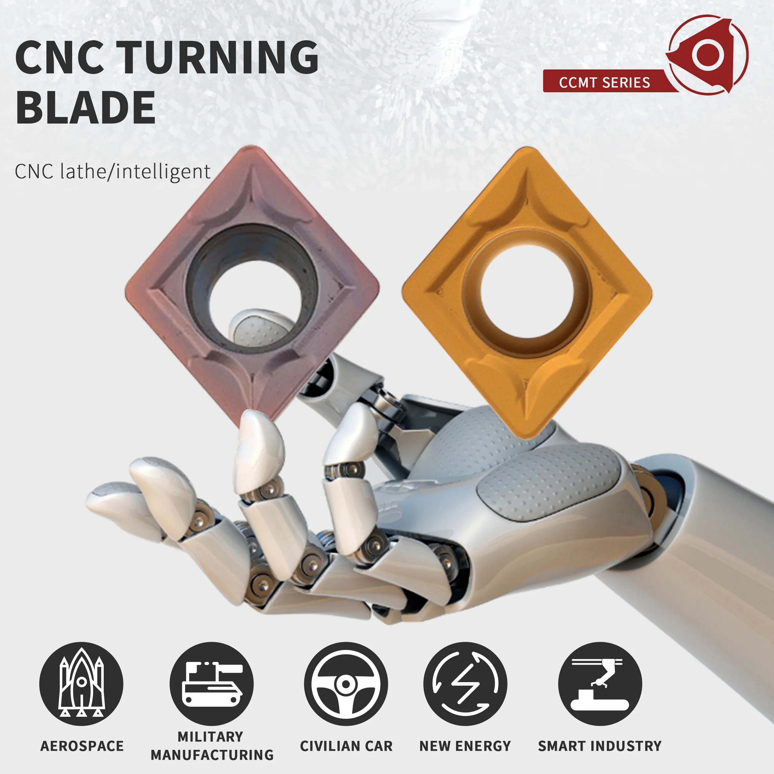 CCMT09T304 lflf6018 LF9018 inserti per tornitura di alta qualità utensili per tornitura CNC lame per tornitura in lega di metallo duro