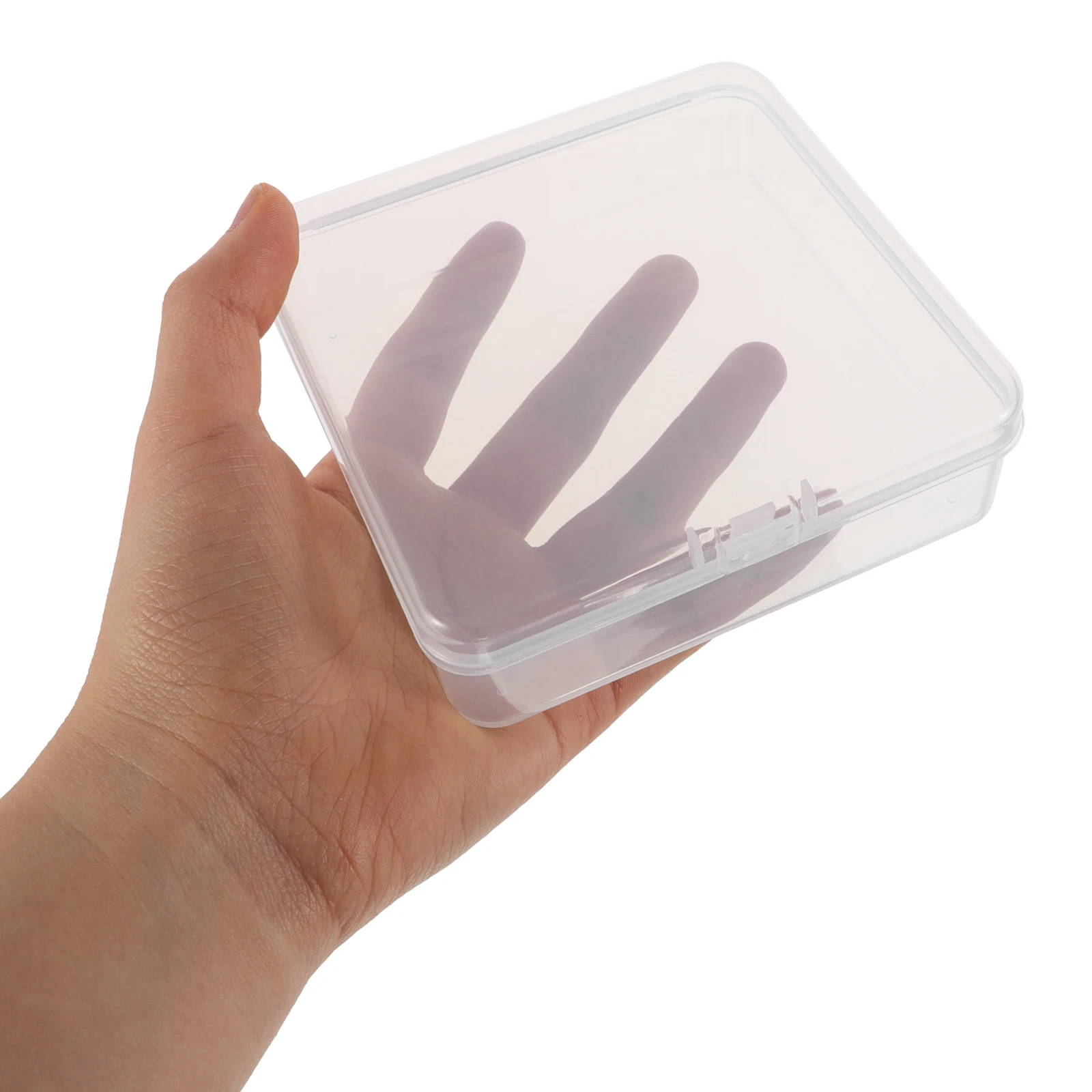 

Plastic Storage Box Rectangular Transparent Jewelry Parts Organizer Small Clear Containers Craft Supplies Beads Box Space Saving