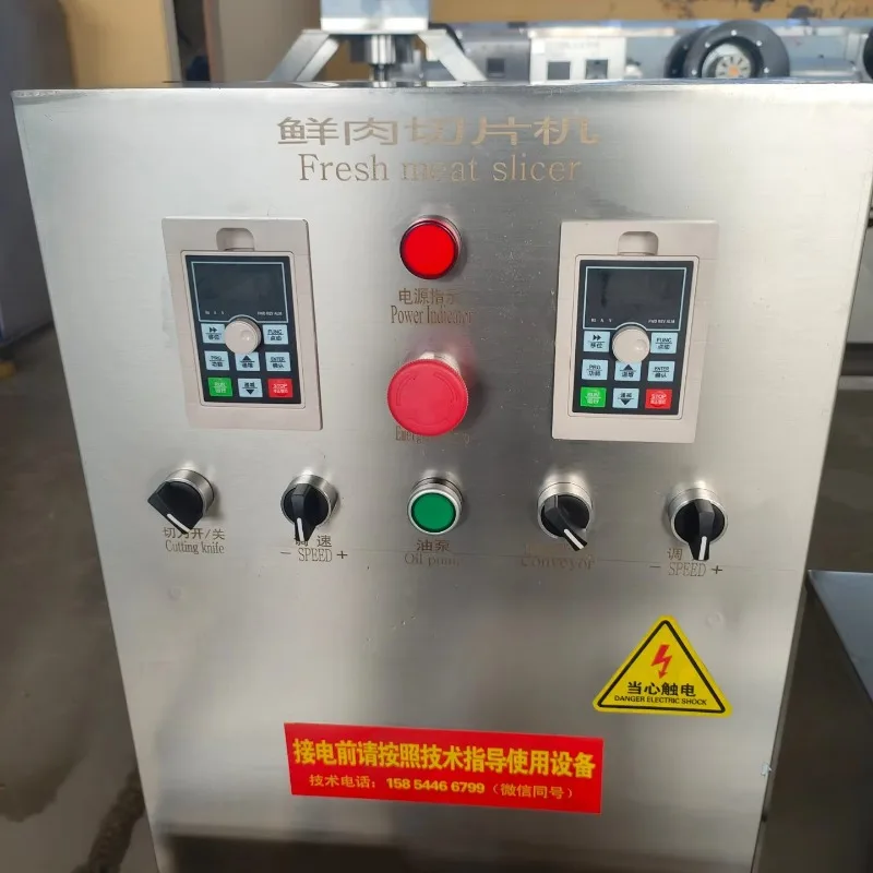 Hot Sale Fresh Meat Cutter Slicing Machine Meat Strip-Cutting Machines Beef Slicer Slicing Machines for Meat Product Making