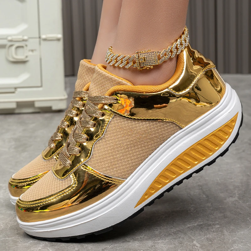

YRZL Women Sneakers Shoes Anti Slip Soft Sole Walking Shoes Breathable Lightweight Casual Sport Sneakers Comfort Women Shoes
