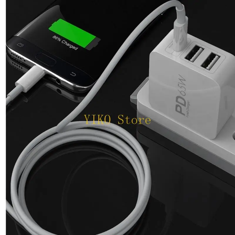 K32C USB C Charging and Data Cable with Power Delivery, E-Marker 100W Cord for Everyday Office Travel and Daily Use