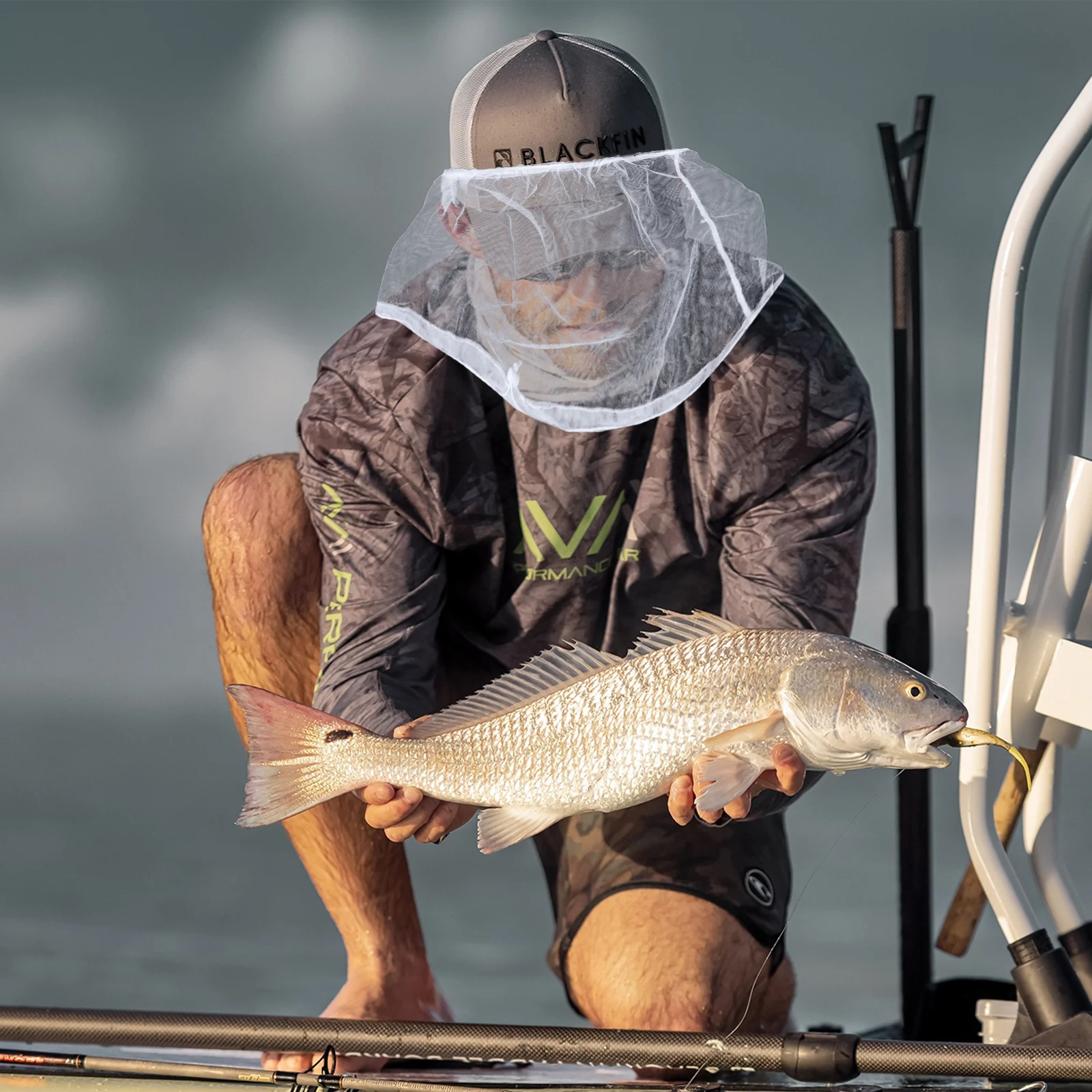 

2pcs Mosquito Net Hat Lightweight Portable Sunscreen Mesh Hats for Men Fishing Camping Outdoor Accessories Bug Net Headwear