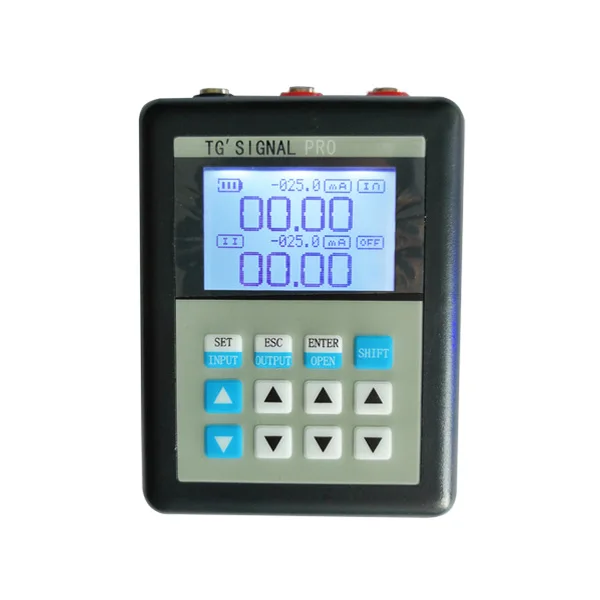 For new 24V 4-20mA 0-10V signal generator 0-24mA 0-12V current ring LCD display, voltage valve emulator