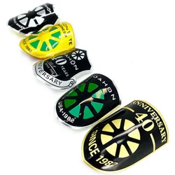 Bicycle Aluminum Alloy Logo Stickers For Dahon Folding Bike Commemorative Sticker Decorative Accessories