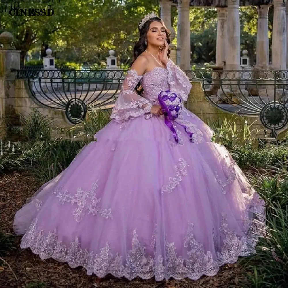 فساتين حفلة الأميرة مزينة بالخرز ، فساتين الشمبانيا Quinceanera ، فستان حفلة موسيقية ، حفلة عيد ميلاد 15 16 حلوة ، فاخرة ،