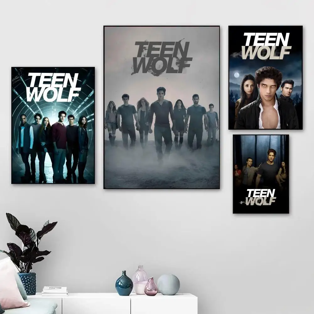 American Tv T-teen Wolf Painting Calligraphy High Quality Modern Canvas Wall Art Decoration For Home Living Room Bedroom Gift