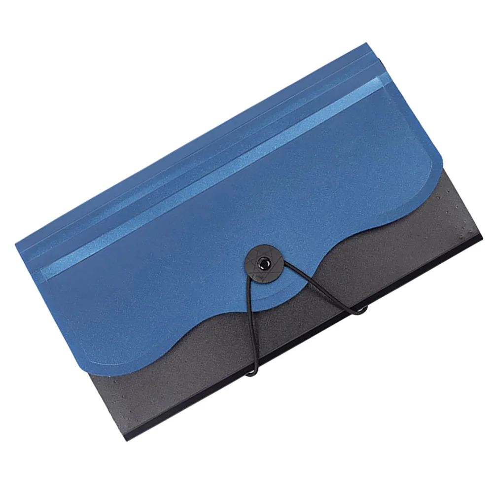 Accordion File Organizer Receipt Storage Folder PP Polyester Lightweight Portable Expanding Document Organizer Multi Pocket