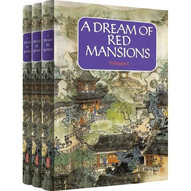 

Cao Xueqin 3 Volumes A Dream of Red Mansions Chinese Classical Literature English Books