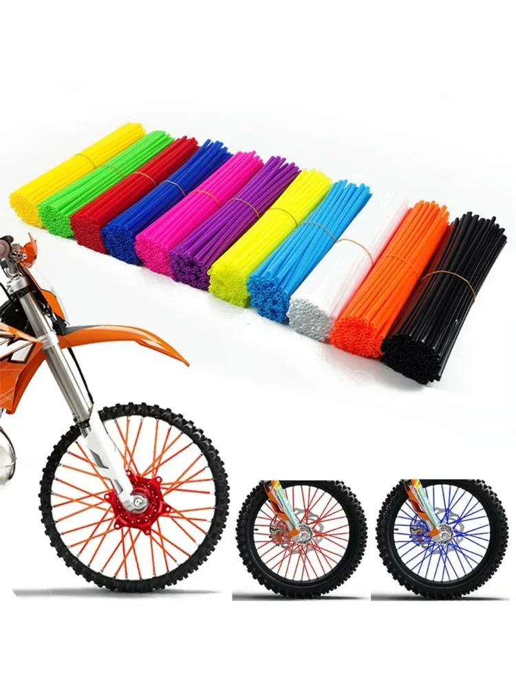 AliExpress NONE 36pcs New Motorcycle Wheel Rim Spoke Wrap Kit Skin Cover 6.7 inch For MX Motocross Dirt Pit Bike Enduro Supermoto Honda Suzuki