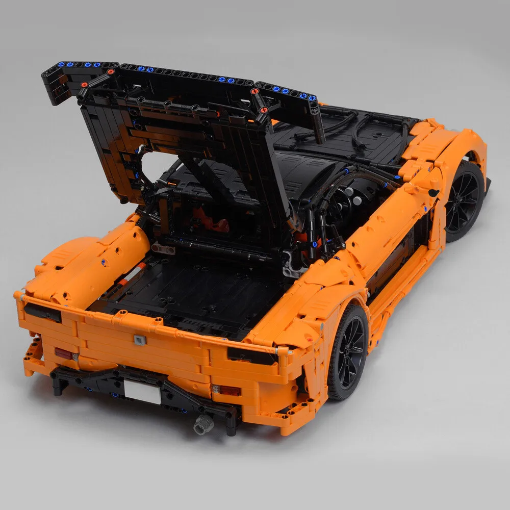 

Изготовленный на заказ MOC: спортивный автомобиль C5446 RX-7, масштаб 1:8, детали 3071, подарок на Рождество