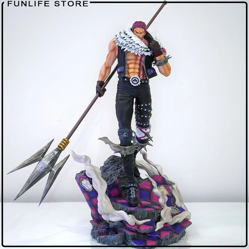 39cm Charlotte Katakuri Garage Kit One Piece Action Figure Collection Pvc Model Toys Jp Anime Peripheral Figurine Doll Gifts