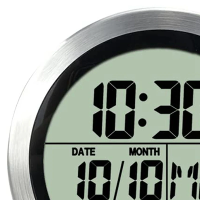 Digital Shower Clock Waterproof, Bathroom Timer Clock, Digital Kitchen Wall Clock, No Punching Suction Cup Clock