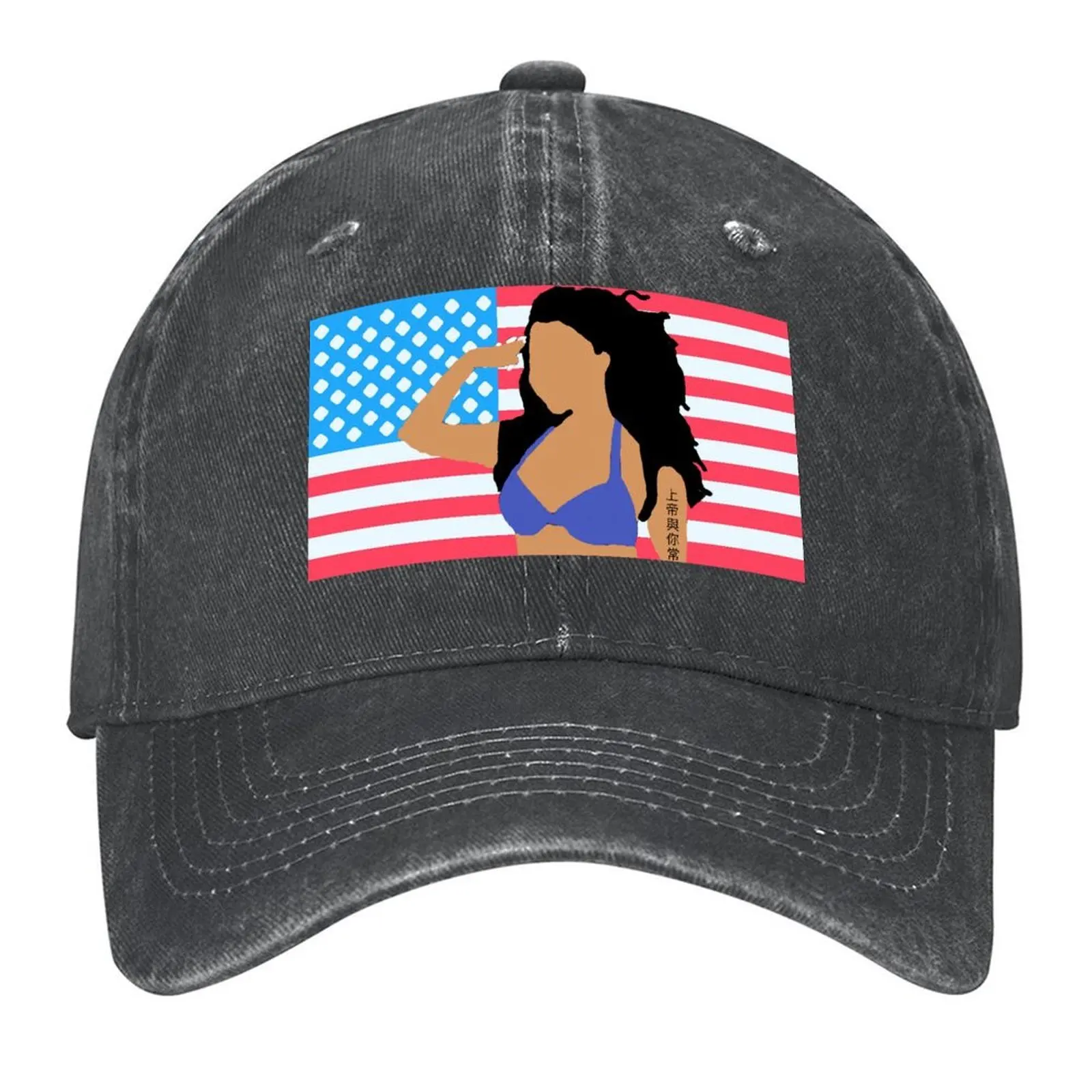 

Nicki Minaj Flag Baseball Cap Hat Man For The Sun sun caps Snapback Cap hats on offer Female Men's