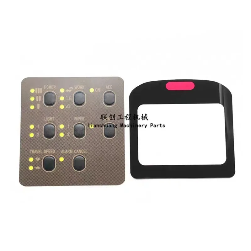 

for E320 Monitor Keypad Stickers 7Y-5500 monitor surface for excavator 7Y5500 E312 320 330V1V2BCD Excavator Parts