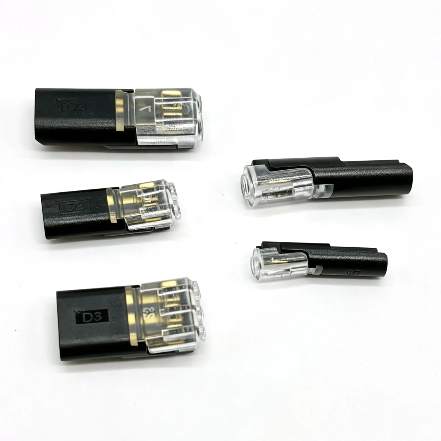 D1 D2 D3  Waterproof Plug Wire Connector 2 Pin Way Cable Plug Car Electric Wire Snap Connectors Strip Terminal