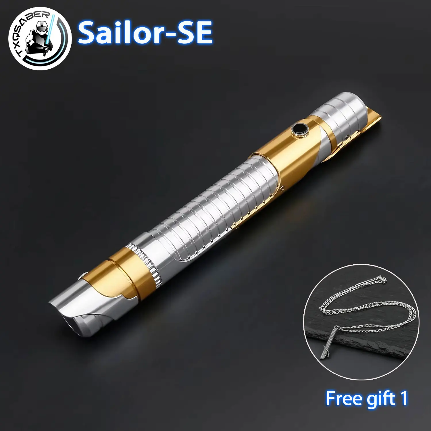 TXQSABER Sailor SE Lightsaber Hilt No Blade Dark Sword Empty Hilt comes with Electronic Kit Neopixle SNV4-Pro Proffie v2.2 Jedi