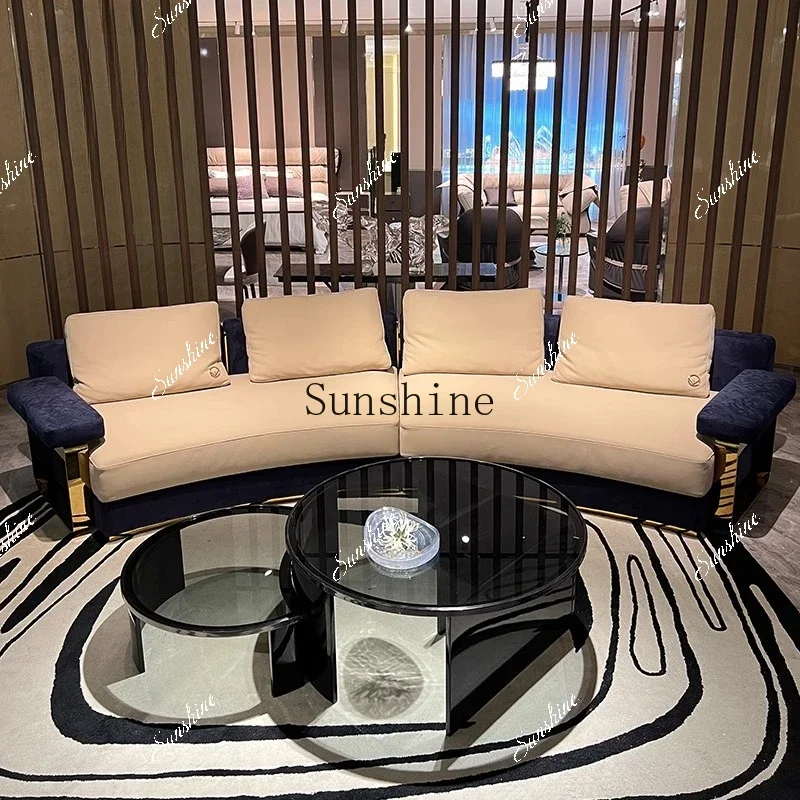Light luxury post-modern special-shaped sofa minimalist splicing luxury villa living room new model TF
