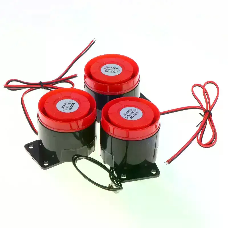 1Pcs High Decibel Sound And Light Alarm 12V 24V 220V Buzzer Anti-theft Audio Electronic Horn Waterproof Dustproof
