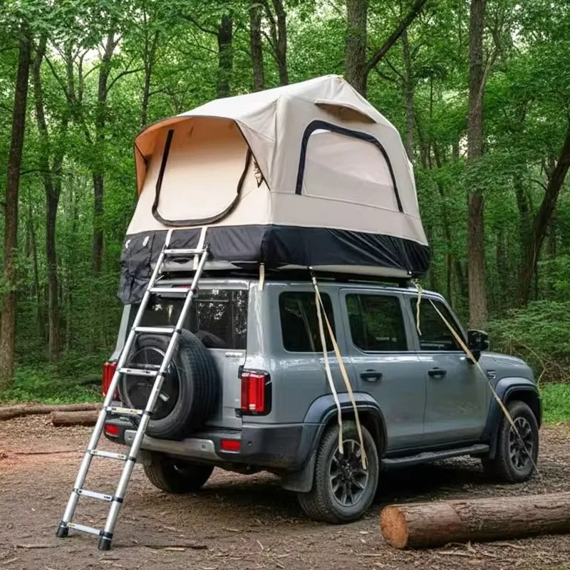 

Надувная палатка для путешествий на автомобиле с автопилотом 2026 года, многофункциональная кемпинговая палатка, быстрораскладывающаяся палатка на крышу для внедорожника